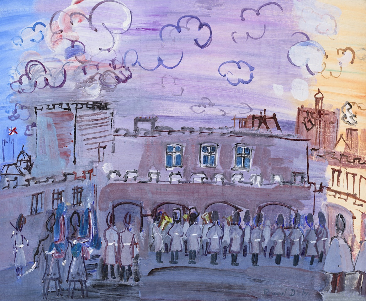 La relève de la garde à Saint-James"s Palace by Raoul Dufy