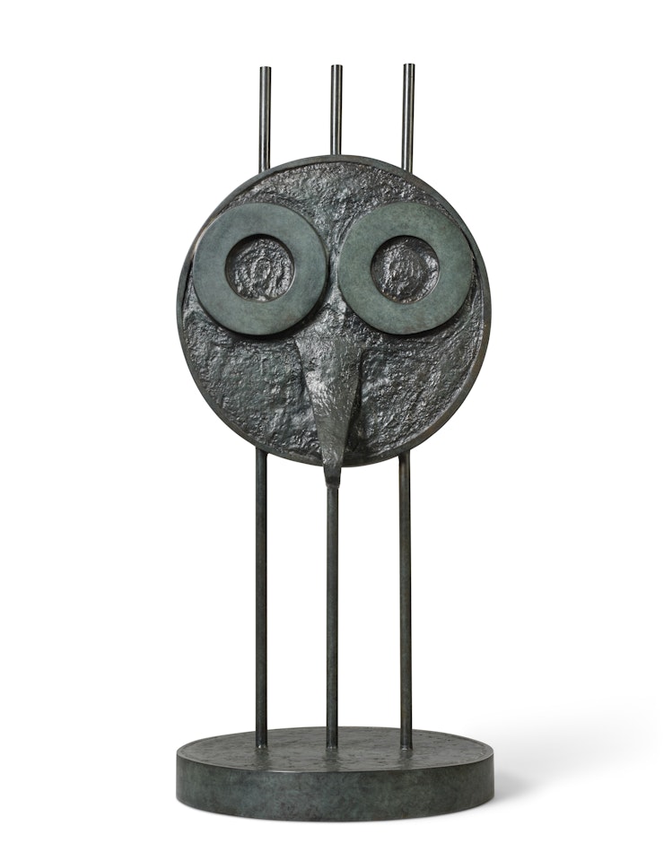Masque aux grands yeux ronds by Max Ernst