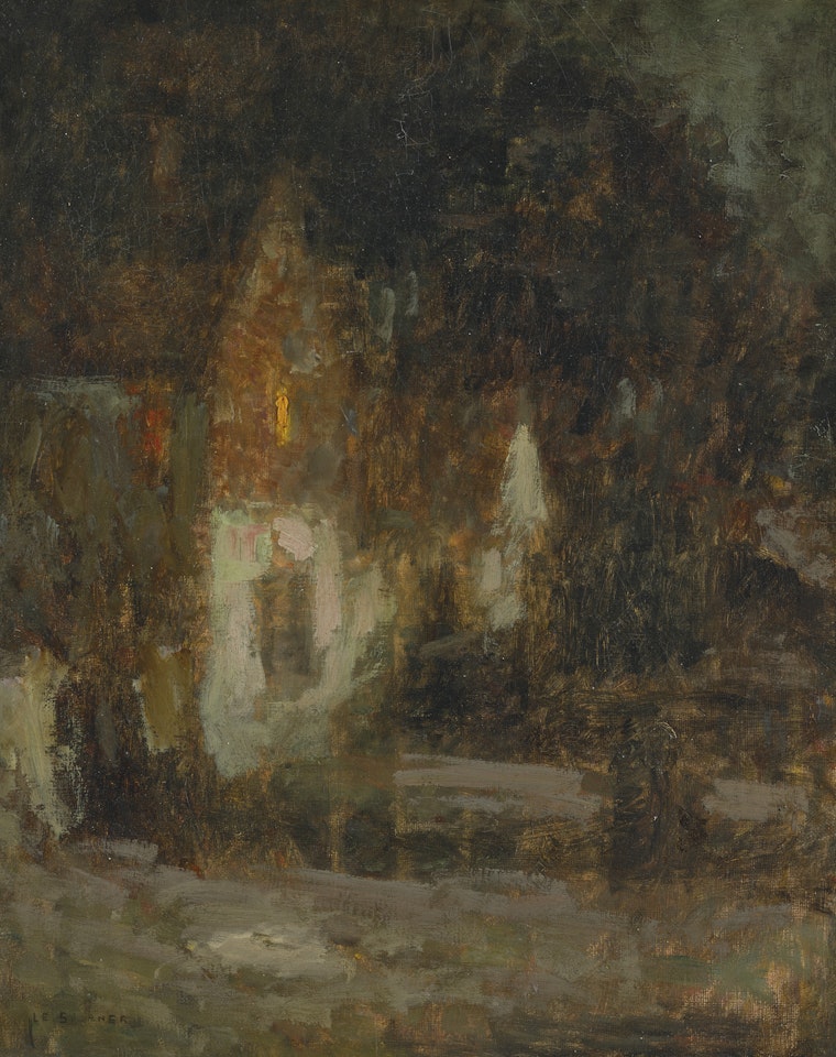 Maison au clair de lune by Henri Le Sidaner