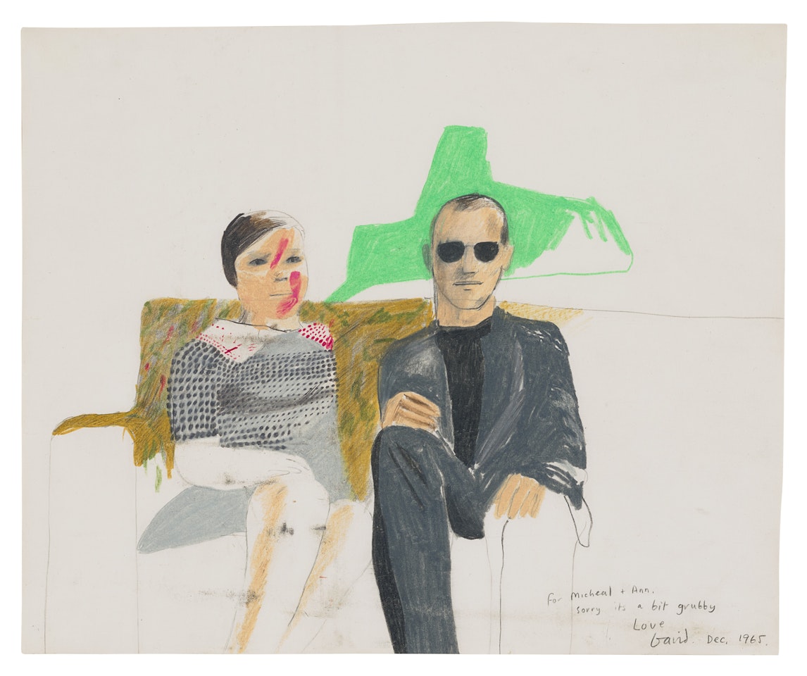 Michael and Ann by David Hockney