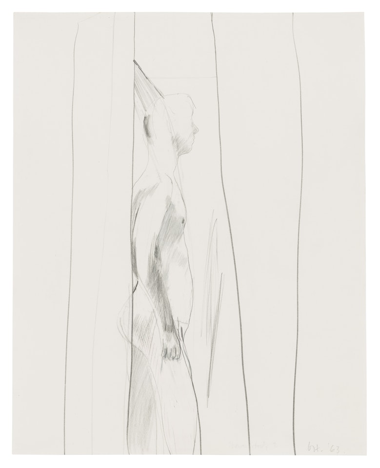 Shower Study II by David Hockney