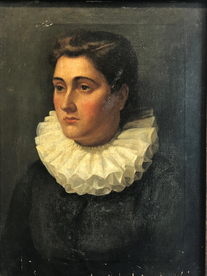 Portrait of a lady, half-length, wearing a ruff by English School