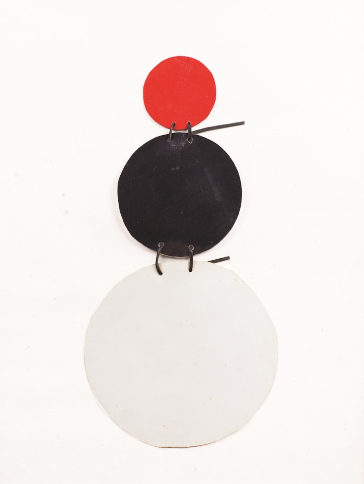 Laced Black Red and White by Terry Frost