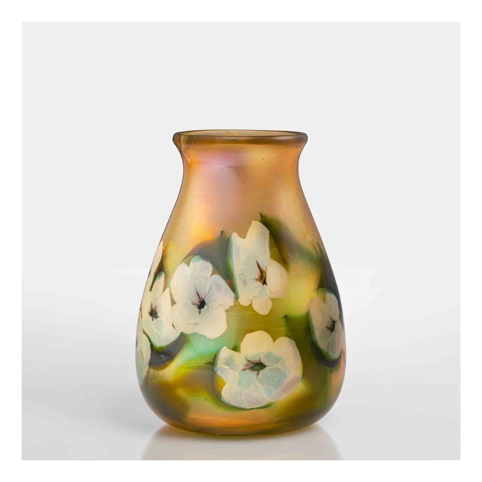 "Morning Glory" Paperweight Vase by Tiffany Studios