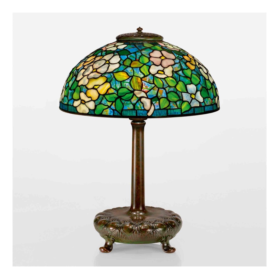 "Dogwood" Table Lamp by Tiffany Studios