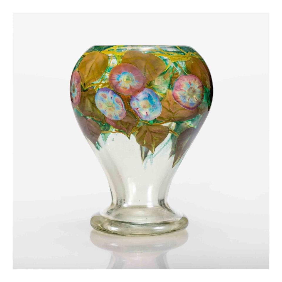 "Morning Glory" Paperweight Vase by Tiffany Studios