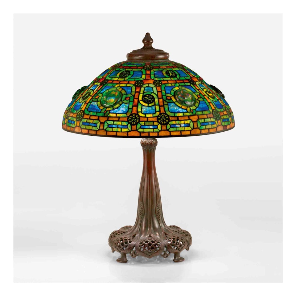 "Zodiac" Table Lamp by Tiffany Studios