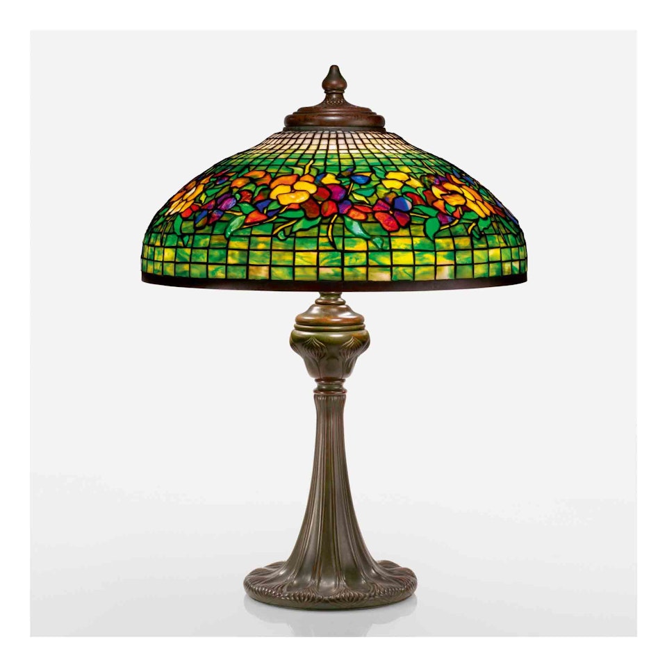 "Pansy" Table Lamp by Tiffany Studios