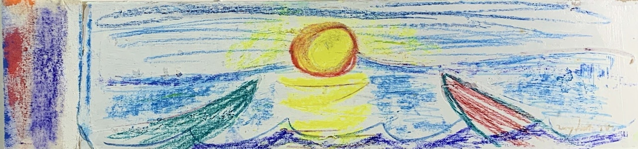 Sun and Boats by Terry Frost