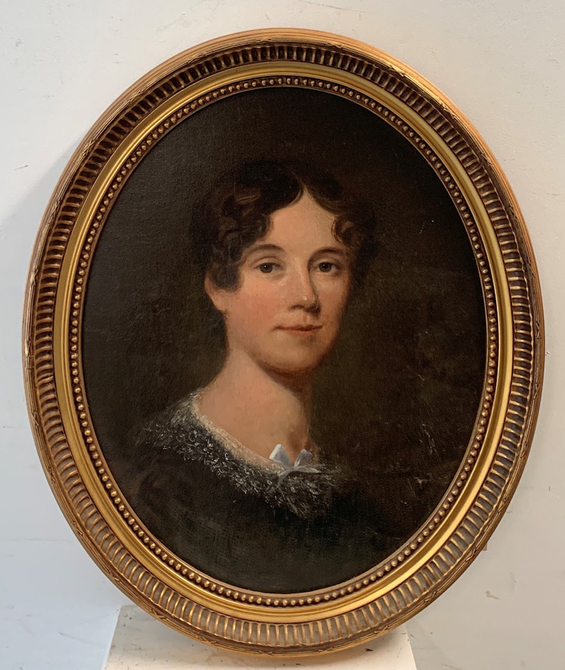 Portrait of a Lady; Portrait of a Gentleman, a pair by English School