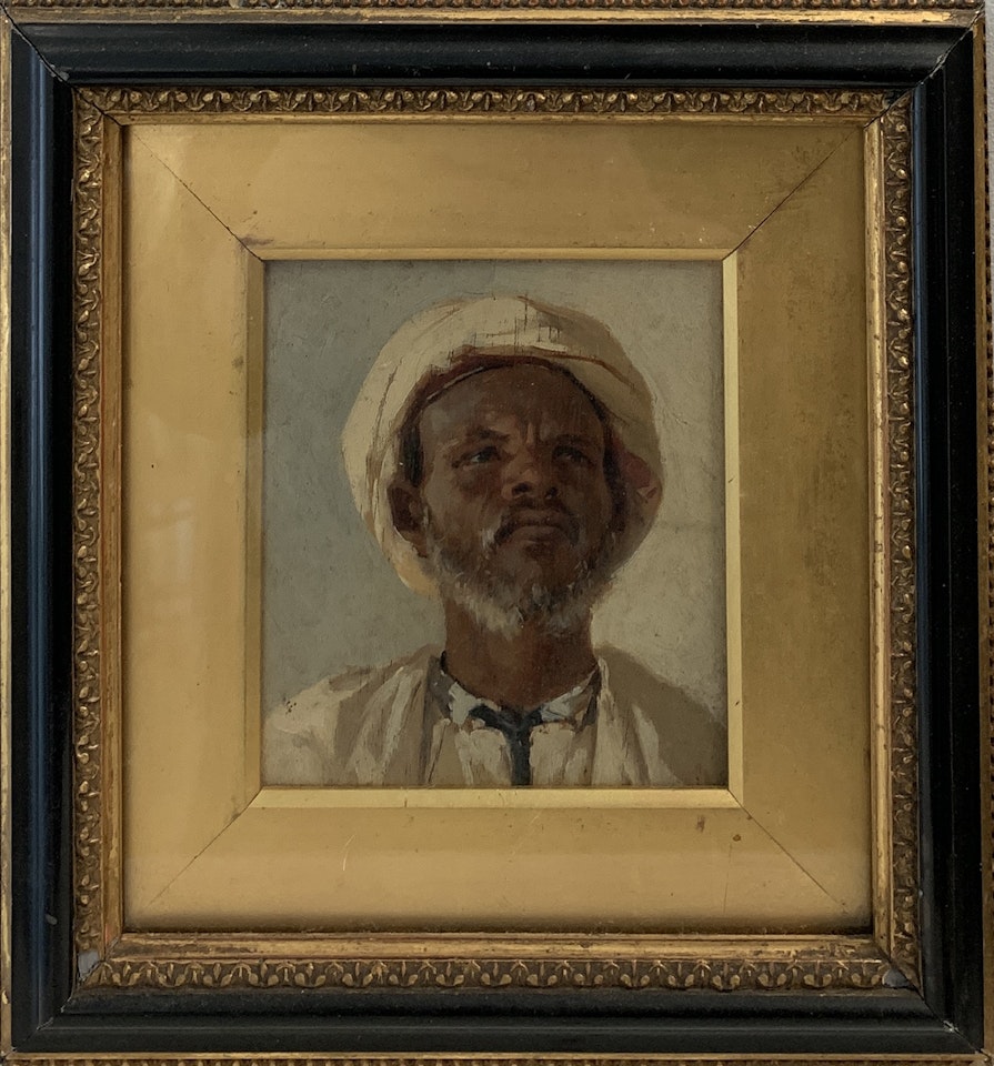 Head of an Arab by English School