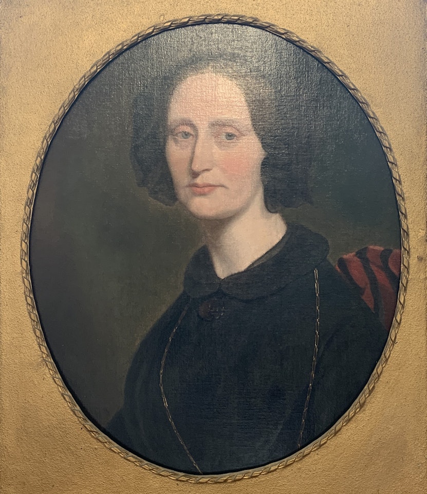 Portrait of a Woman in Black by French School