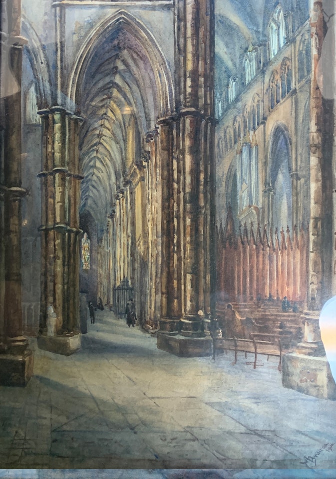 Westminster Abbey by English School