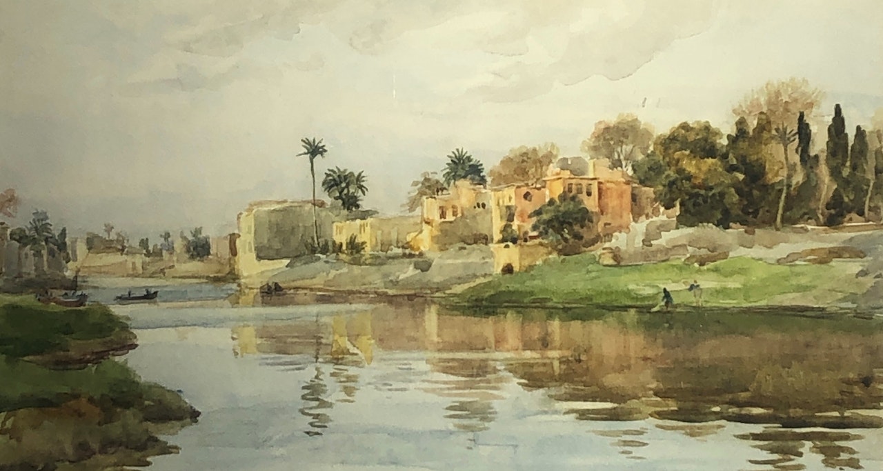 A View on the Nile by English School
