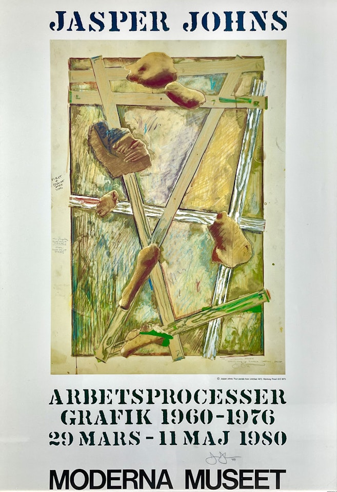 Exhibition Poster by Jasper Johns