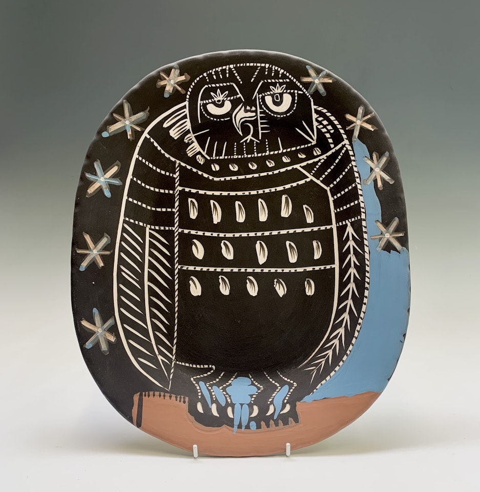 Hibou Mat (Ramié 284) by Pablo Picasso