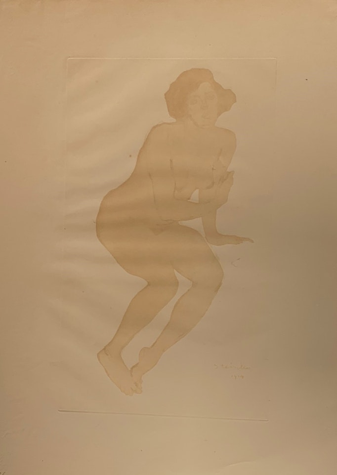 Female Nude by Théophile Alexandre Steinlen
