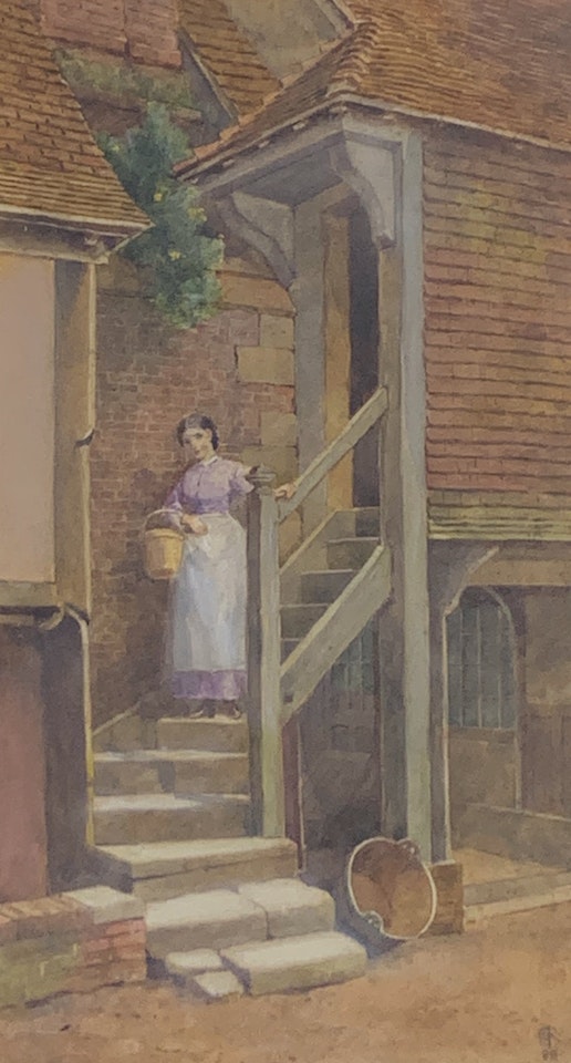 Young maiden home departure by English School