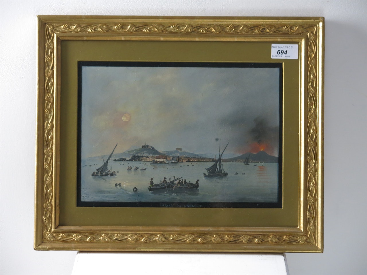 Napoli da Mare by Neapolitan School