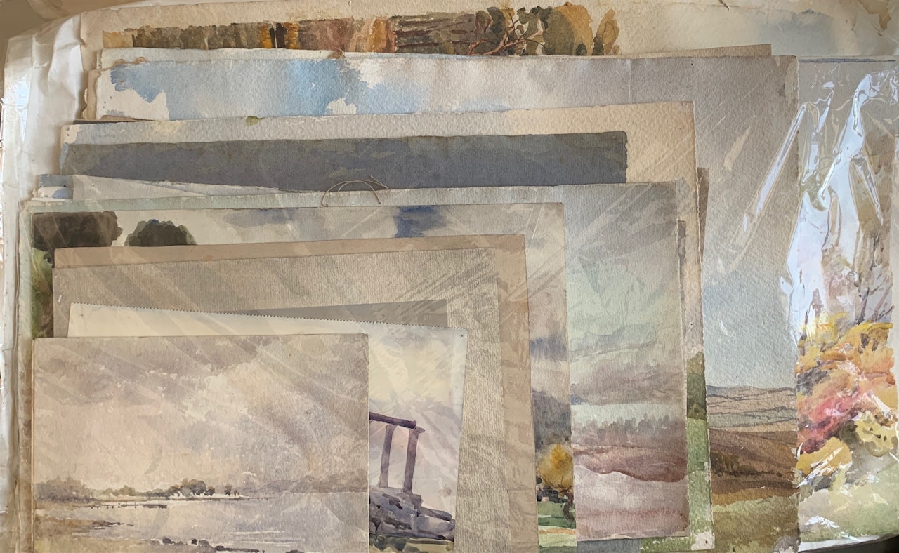 A Collection of Landscape Studies by English School