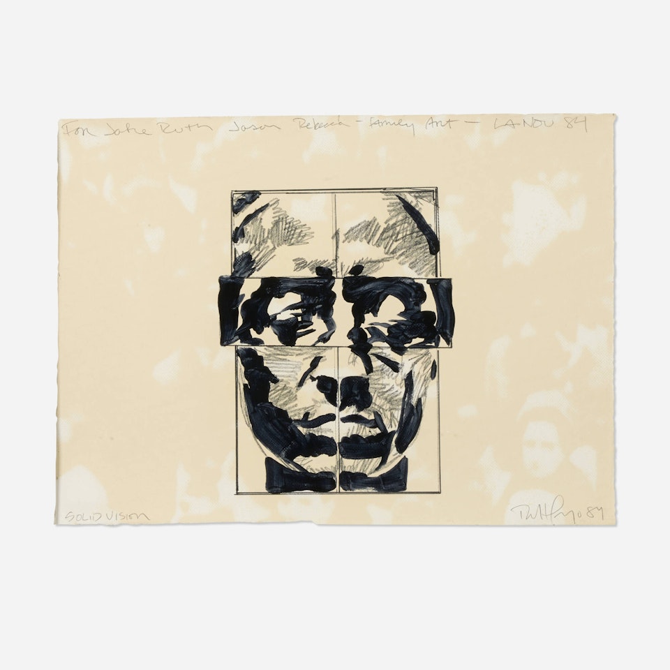 Study for Solid Vision by Robert Longo