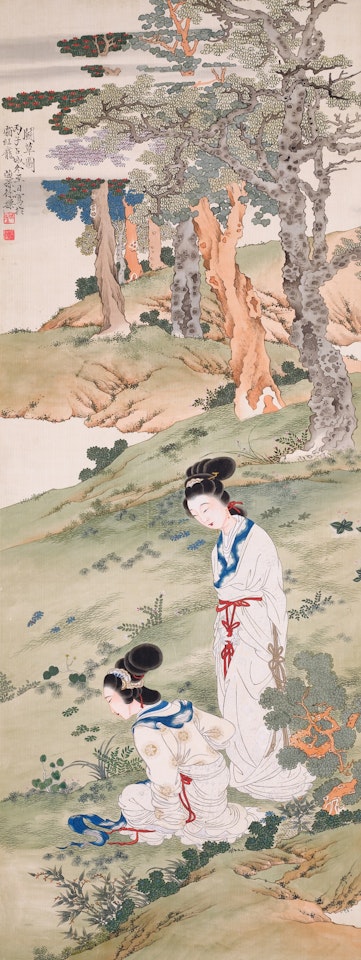 Two Ladies by Xu Cao