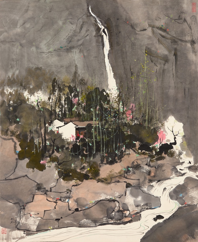 Creek in Northern Sichuan by Wu Guanzhong