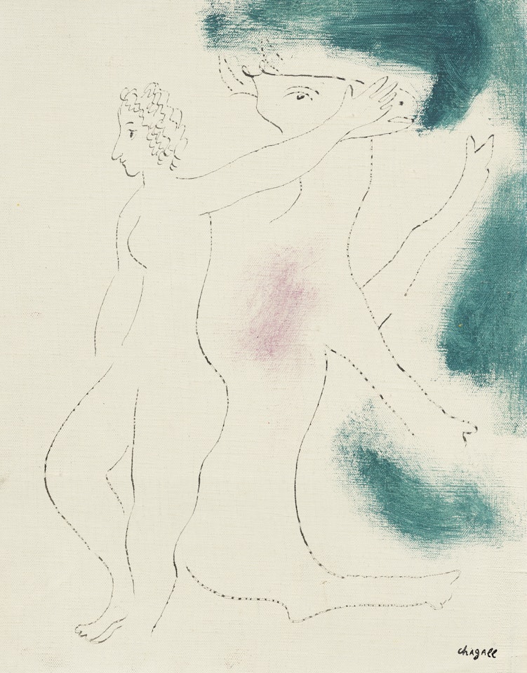 Nu et animal by Marc Chagall