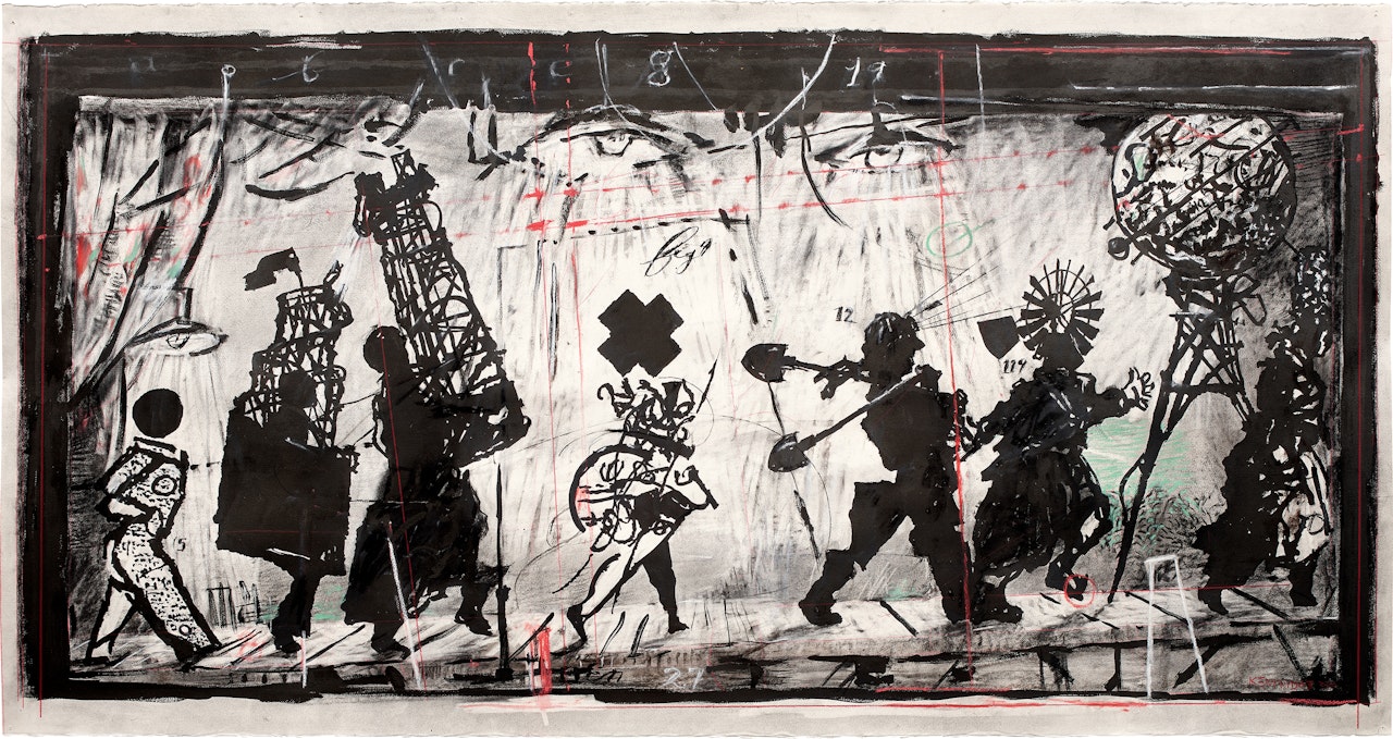 Eight Figures by William Kentridge
