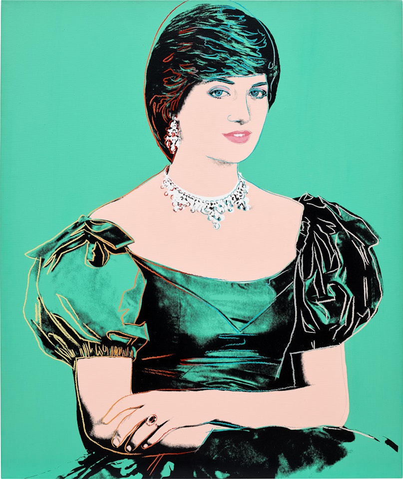 Portrait of Princess Diana by Andy Warhol