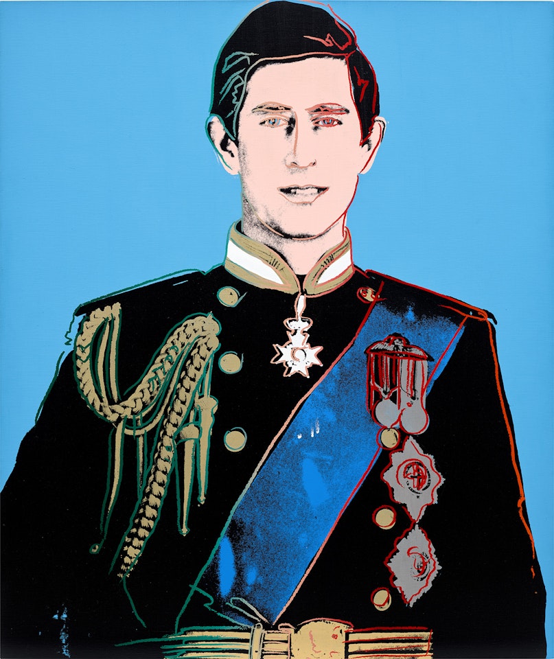 Portrait of Prince Charles by Andy Warhol