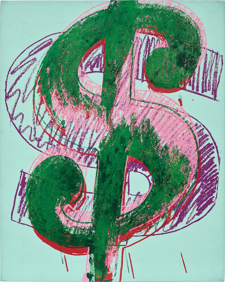 Dollar Sign by Andy Warhol