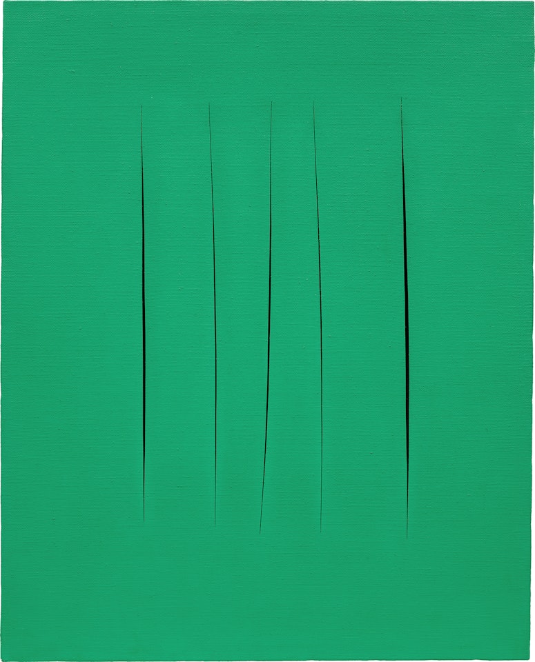 Concetto spaziale, Attese by Lucio Fontana