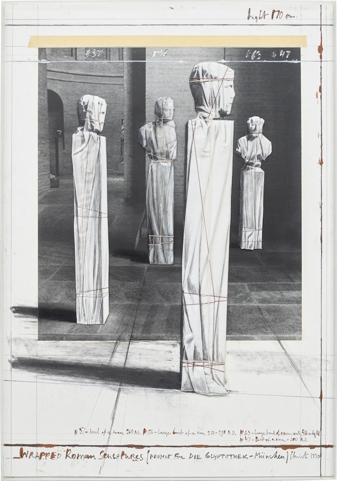 Wrapped Roman Sculptures by Christo