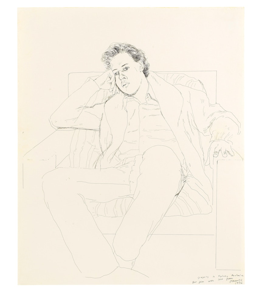 Gregory in Sydney by David Hockney