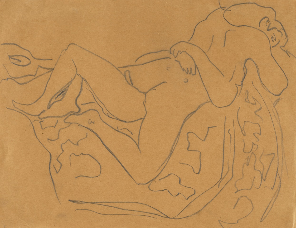 Liebespaar by Ernst Ludwig Kirchner
