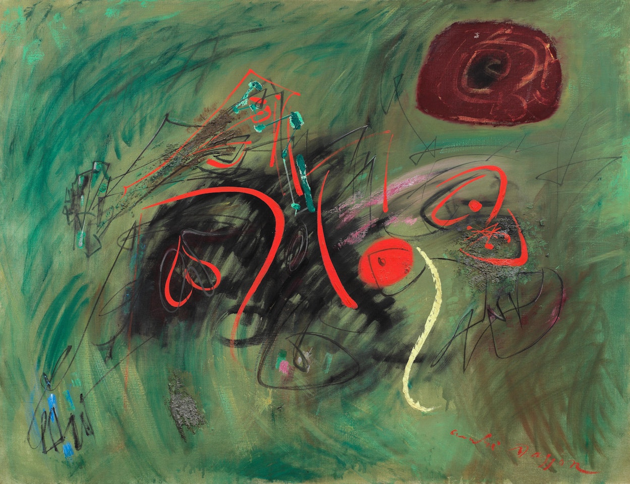 L"amour à la campagne by André Masson