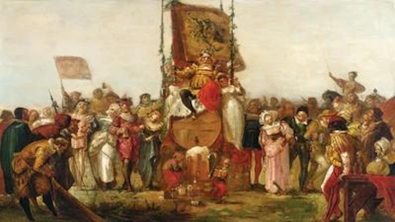 The Feast of Gambrinus by Hans Makart