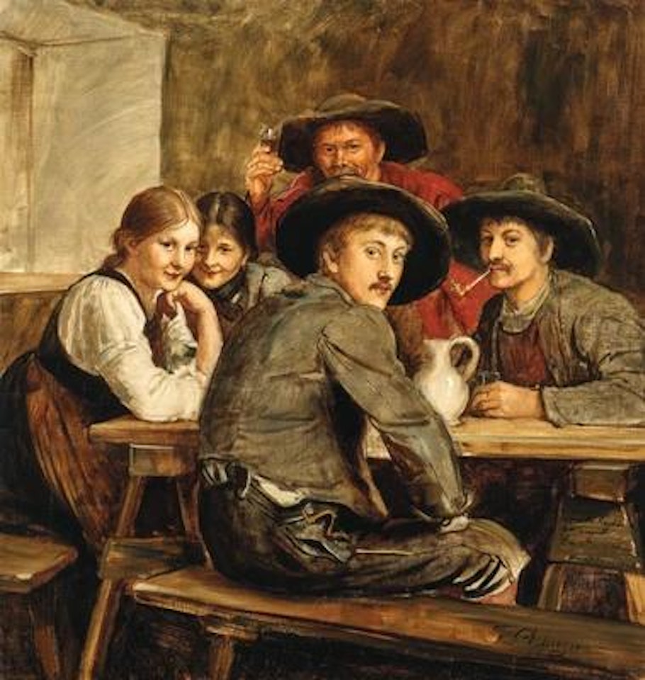 A Cheerful Party by Franz von Defregger