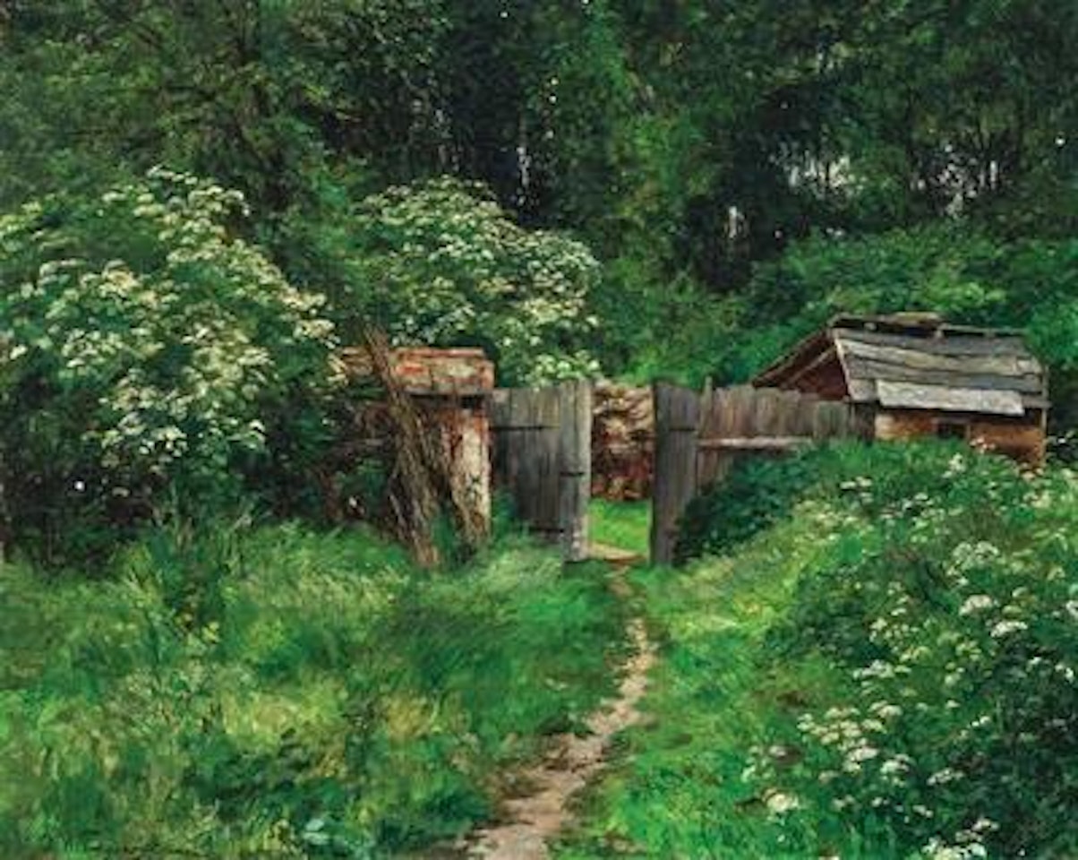 „Im Grünen", motif at Bisamberg by Olga Wisinger-Florian