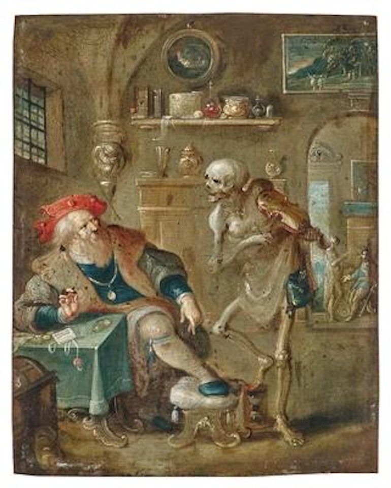Death and the Miser by Frans Francken II