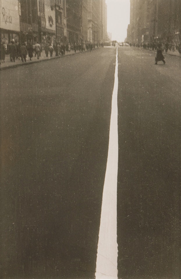 Street line, New York (34th Street) by Robert Frank
