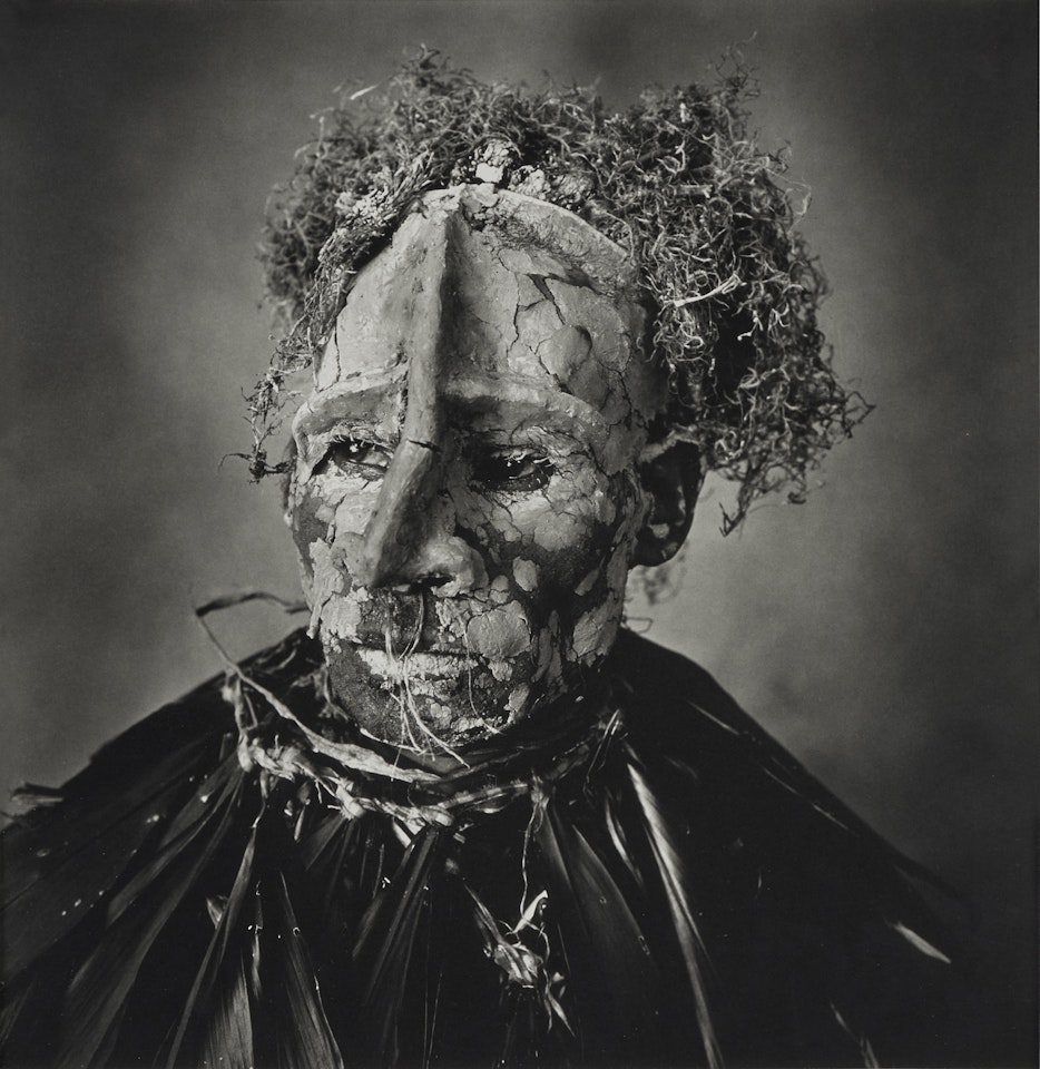 "Man with Pink Face, New Guinea" by Irving Penn