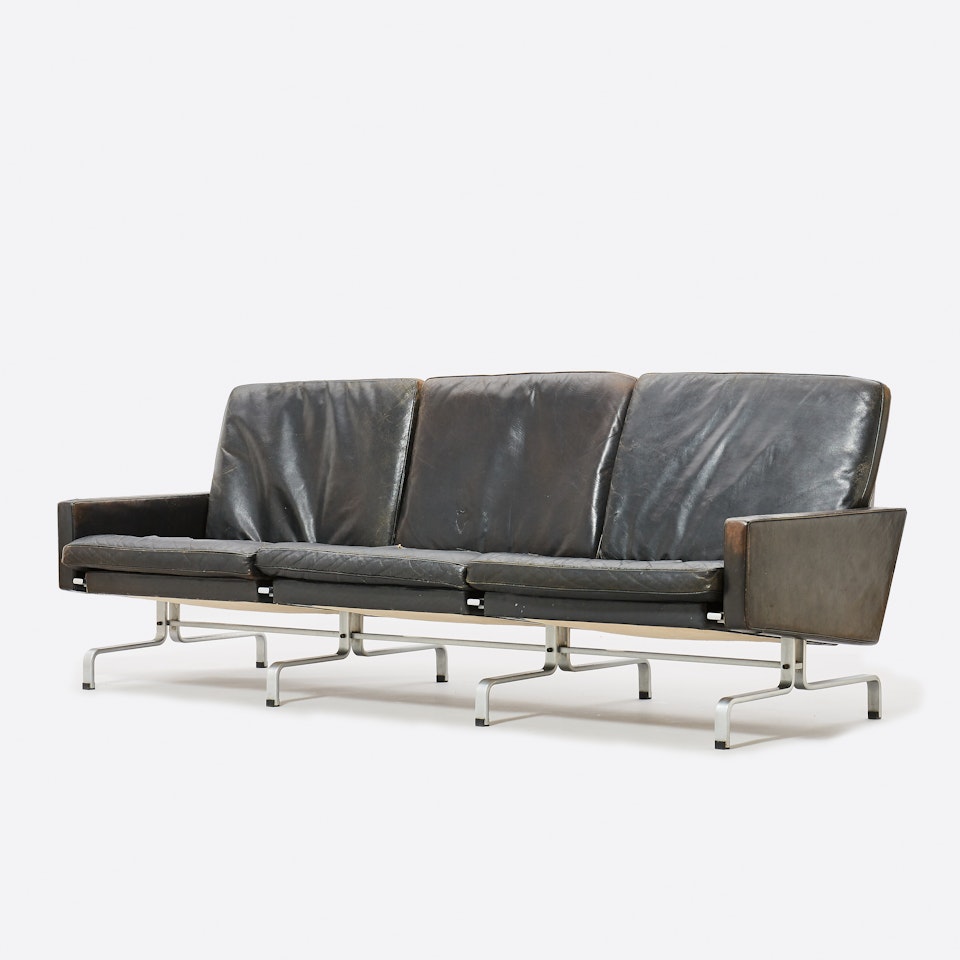 Couch. Model PK 31‑3, E. Kold Christensen, Denmark by Poul Kjaerholm