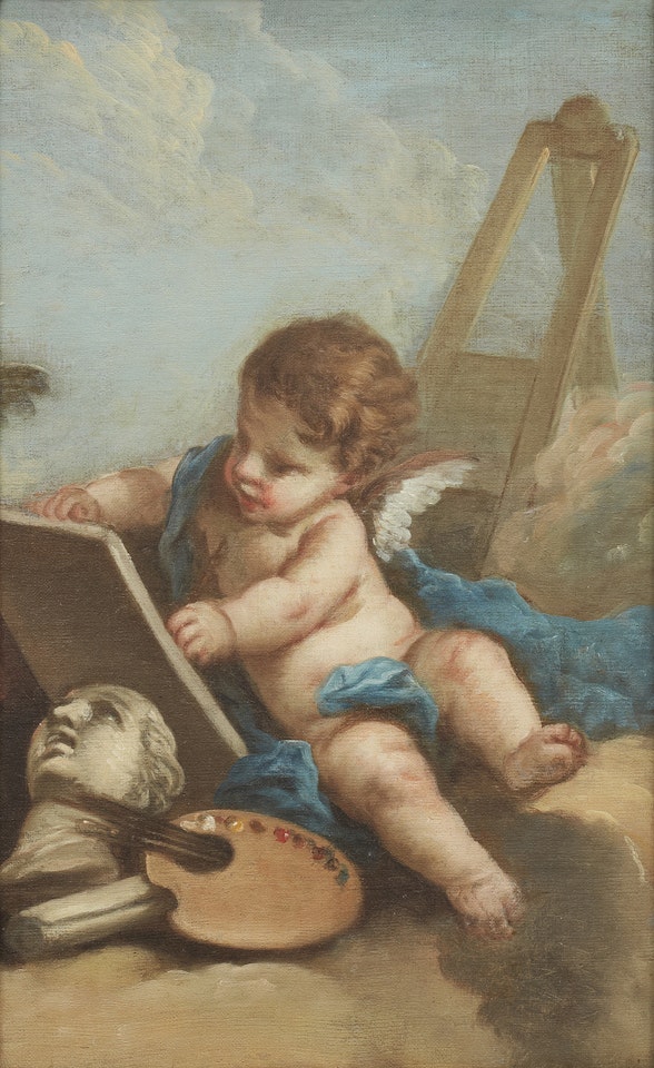 Allegory of the art of painting by Sebastiano Ricci