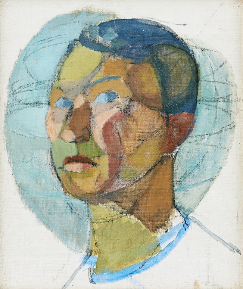 Self portrait by Ragnar Sandberg