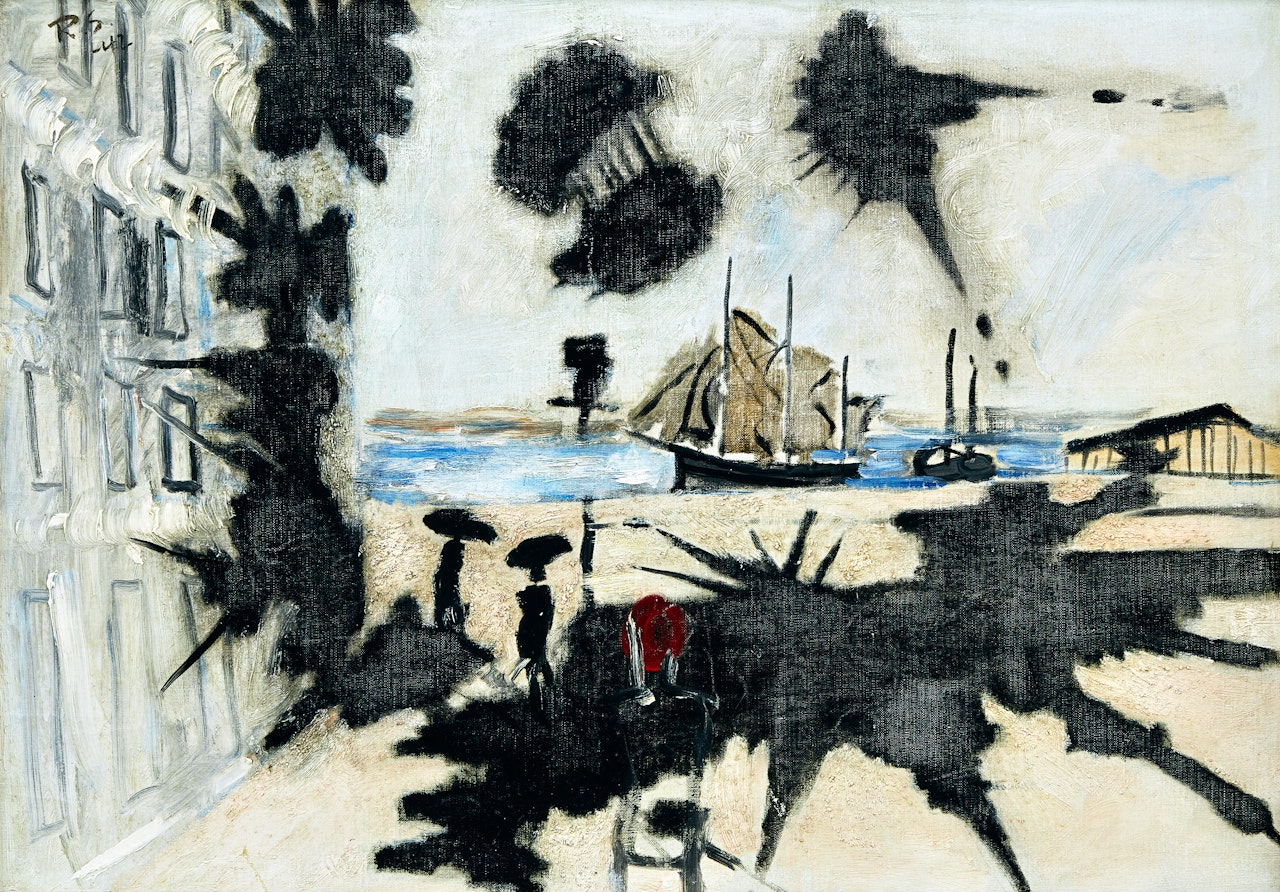 At the quay, Lilla Bommen by Ragnar Sandberg