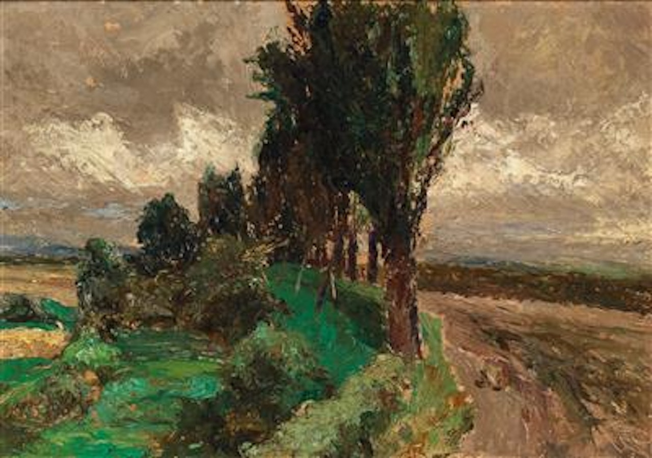 Avenue of Poplars by Olga Wisinger-Florian