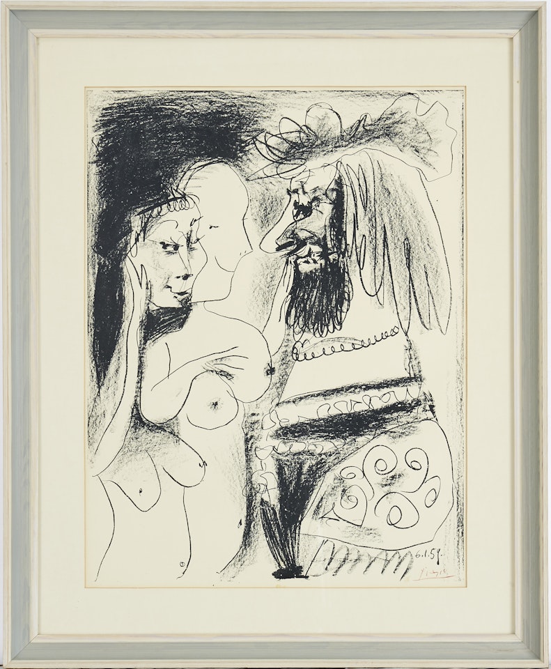 "Le vieux Roi"; Bloch 869 by Pablo Picasso