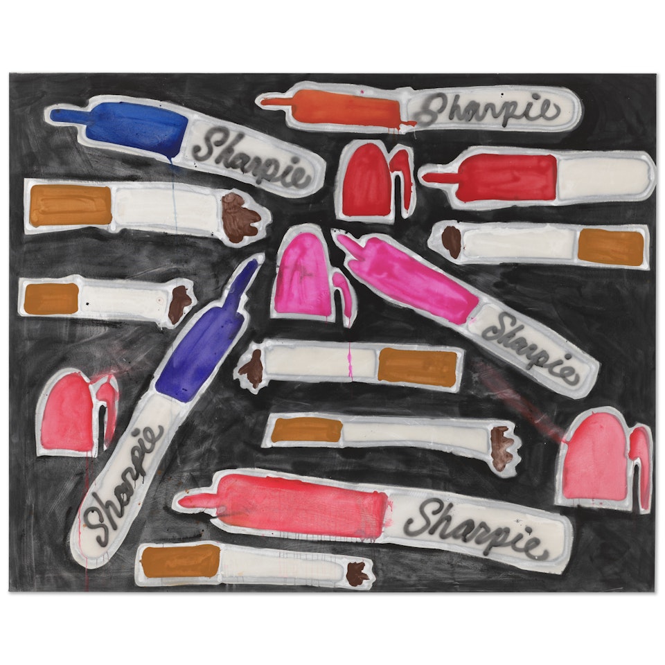 Sharpies + Cigarettes by Katherine Bernhardt